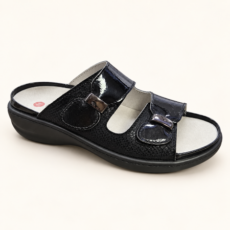 بابوج نسائي Absolute Comfort 1337-L أسود لامع