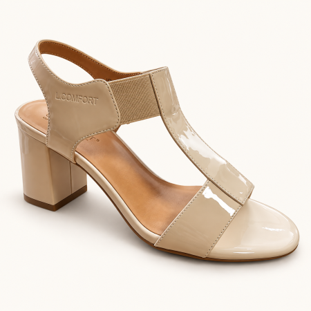 صندل نسائي Lady Comfort N2409 بيج لامع